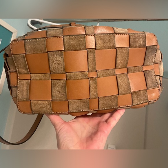 Michael Michael Kors Vivian Large Woven Suede Hobo - Picture 14 of 16